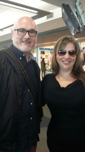 en el aeropuerto de Santiago de Chile, los dos volvimos en el mismo vuelo, junto con el maestro de maestros (pastelero) Osvaldo Gross