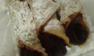 cannoli siciliani cioccolato ripieno (panadería La Pompeya - CABA)